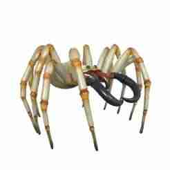 2409 Mutant Spider - Color 3D Model, Halloween, magic, spider, mask, gnome, gorgon, wild, bat, monster, mutant, fair, witch, werewolf, horror, beast, mutant spider, skeleton, skull