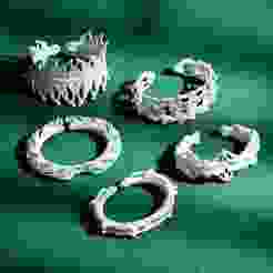 3d Bracelet Design, STL File 3d Printing, 3d Printed Jewelry Design, STL Digital Model File, Jewelry Making STL, Downloadable File