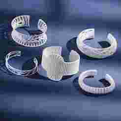 3d Cuff Bracelet Design, Resin 3d Print Bracelet, STL File SLS 3d Printing, 3d Printed Jewelry Design, STL Model File, Jewelry Making STL
