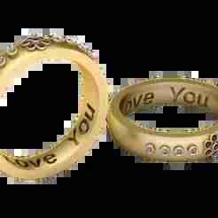 3D GOLD BRACLETS PENDANT 3d printable model