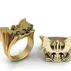 3D GOLD DESIGN RING 3d printable model