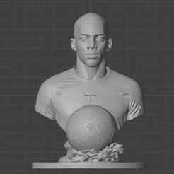 3D Printable Bust of Ousmane Dembélé – Ballon d’Or Edition