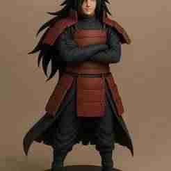 3D Printable Madara Uchiha Figurine – Legendary Shinobi from Naruto