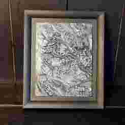 3D relief of Sarek National Park