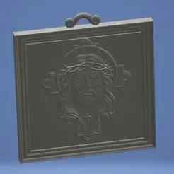 3D Relief Wall Art – Jesus with Crown of Thorns