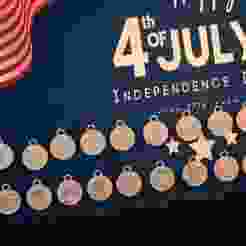 🇺🇸 4th of July - Independence Day Medallions (Set of 20+)