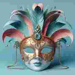 626 Venetian Carnival Mask Color 3D Model, magic, dragon, serpent, mask, gnome, gorgon, venetian carnival, wild, fox, monster, cat, fair, witch, werewolf, horror, beast, snake, troll, skeleton dance