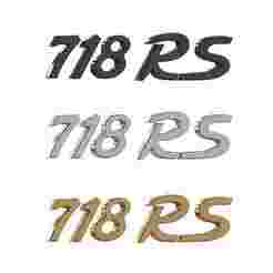 718 RS nameplate Porsche