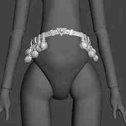 A belt sash for Monster High or Ever After High dolls
