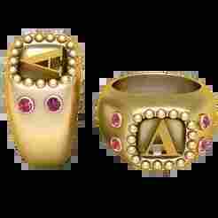 A DESIGN GOLD RING   3d printable model