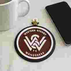 A-League western sydney wanderers keychain badge color printable and renderable