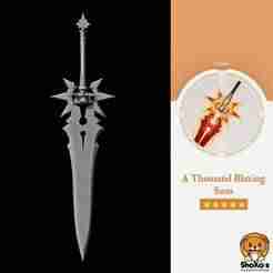 A Thousand Blazing Suns - Mavuika Signature Weapon - Genshin Impact - Claymore