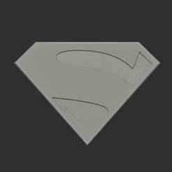 Absolute Superman Logo - 3D Printable Emblem