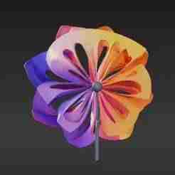 Abstract Wind Sculpture - Kinetic Art for Patios and Balconies