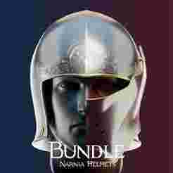 Accurate King Edmund & King Peter Pevensie Helmets - Chronicles of Narnia (Bundle)