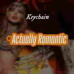 Actually Romantic Keychain - Taylor Swift - The life of a showgirl