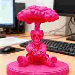 Adam Bomb Skull Figure, GARBAGE PAIL KIDS
