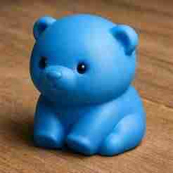Adorable Stylized Bear Figurine — Cute 3D Printable Decoration & Toy