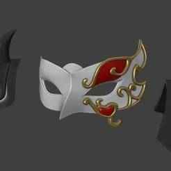 Ainosuke Shindo SK8 the Infinity Adam prop cosplay set (mask and  shoulder pads) 3d model (stl file) for printing