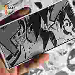 AKAZA X GIYU | DEMON SLAYER - WALL ART - DESK DECORATION - HUEFORGEENTHUSIAST - MANGA PANEL