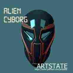 Alien Cyborg Helmet