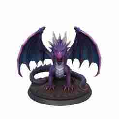 Alien Dragon – Fantasy Miniature | 3D Printable Model