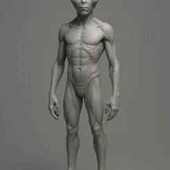 Alien Statue STL File for 3D Printing