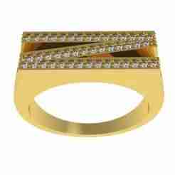 Alphabet N Diamond Ring
