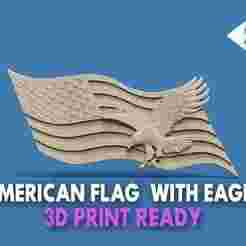 American Flag and Eagle