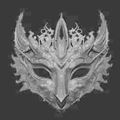 Amethyst Dragon Masquerade Mask