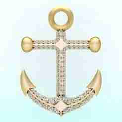 Anchor Pendant - Womens Pendant - N232