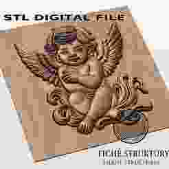 Angel Cherub – Classical Style – 3D STL Model