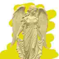 Angel Statue STL – Elegant Guardian Angel 3D Model | Spiritual & Decorative Art