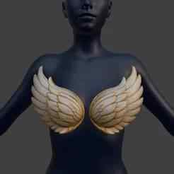 Angelic Winged Bra Cups