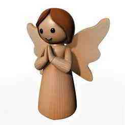 angle christmas crib statue