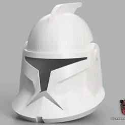 Animated Clone Trooper Helmet Phase 1 TCW Star Wars Cosplay 1:1