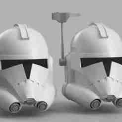 Animated Clone Trooper Helmet TCW Phase 2 and ARC Star Wars Cosplay 1:1