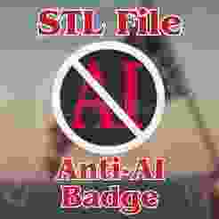 Anti AI Badge