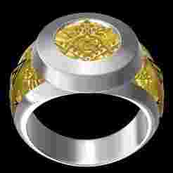 Antique Alfa G Diamond Wedding Ring