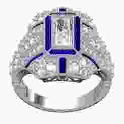 Antique Art Deco Engagement Ring 3