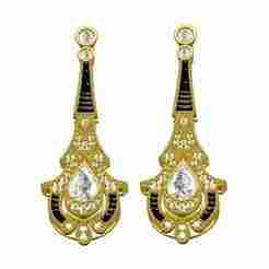 Antique Long Cocktail Earring