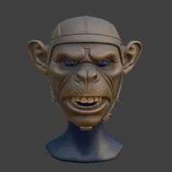 Ape Head Mask