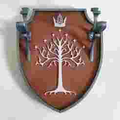 Aragorn's Crest and Sword Mount for Narsil/Andúril