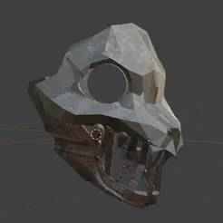 Arcane Chirean Mask - bat guy firelight ekko follower for cosplay