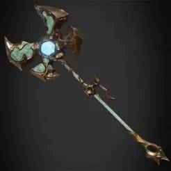 Arcane S2 Jayce Corrupted Hammer for Cosplay