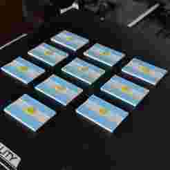 argentine flag badges