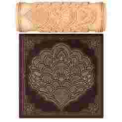 Art Deco Lace Texture Roller – Elegant Lace Roller for Clay, Pottery, Fondant and Crafts