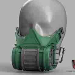Astropath Servant Male SpaceMarine 2 Mask Helmet Cosplay Replica 1:1