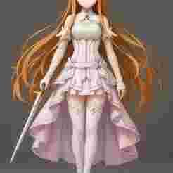 Asuna Yuuki -Figure Sword Art Online -adaptable size