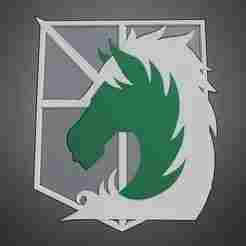 Attack On Titan Military Police Brigade Emblem Logo for Cosplay